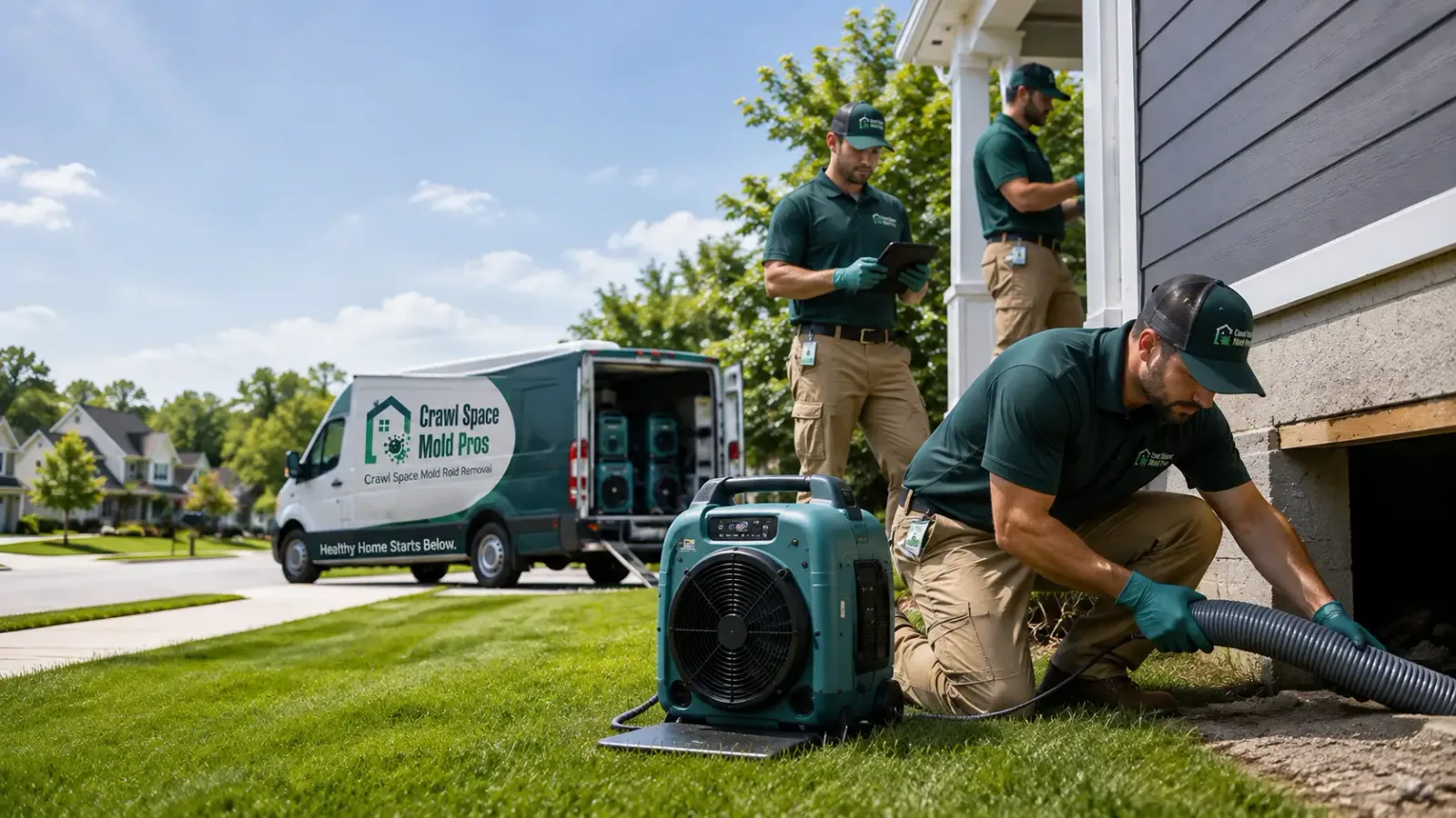 Crawl Space Mold Removal in Melrose, WI
